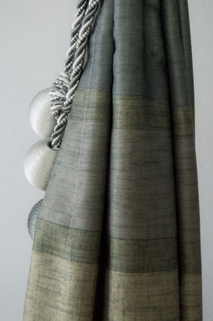 Gri karartma perde modelleri