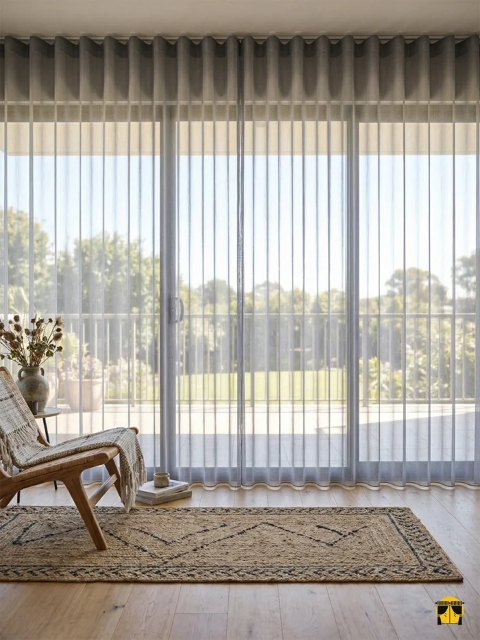 Desensiz ve mat yüzeyiyle dikkat çeken gri tülün yakın plan çekimi; kumaşın ipeksi dökümü ve kaliteli dokuma yapısı