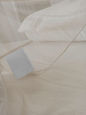 Krem Düz Tül Perde