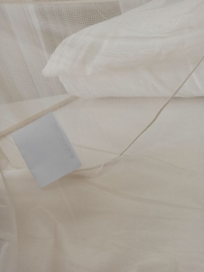 Krem Düz Tül Perde