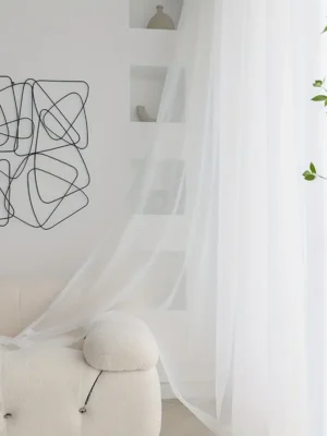 beyaz düz tül perde fiyatları