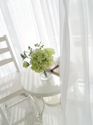 Ekru Beyaz Düz Tül perde fiyatları