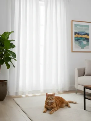 Kalın Kırık beyaz fon perde Kalın beyaz fon perde fiyatı