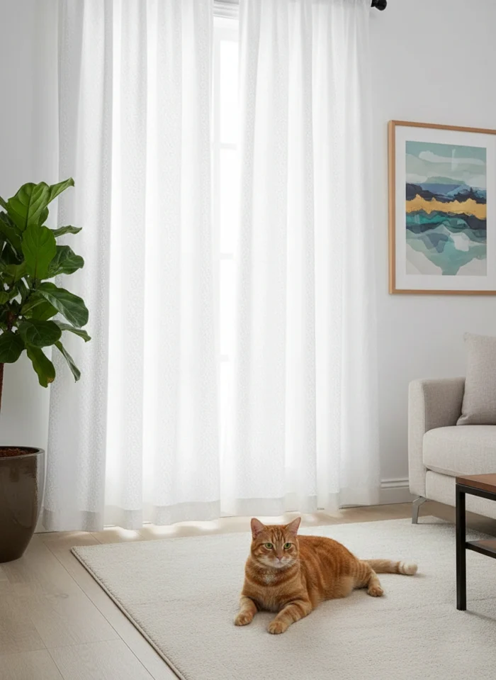 Kalın beyaz fon perde fiyatı