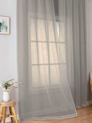 Açık giri düz tül perde fiyatları