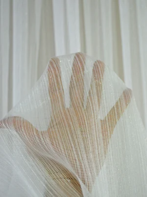 çizgili Tül Perde