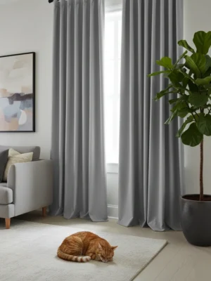 gri-renkli-blackout-fon-perde-karartma- Gri renkli karartma black fon perde fiyatları