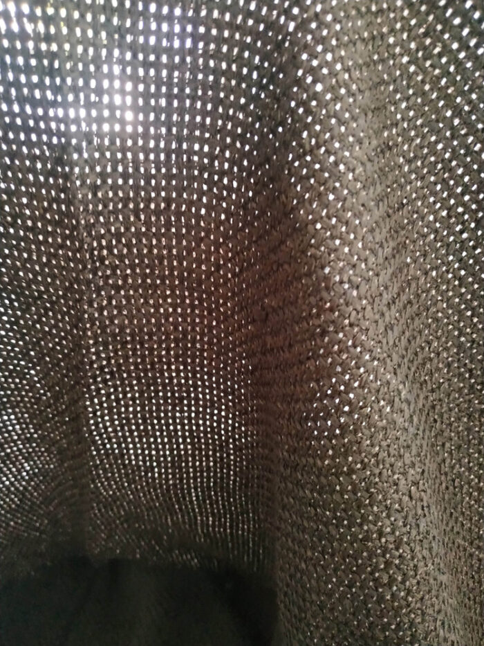 Koyu Kahve Keten Fon Perde