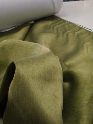 fıstık yeşili fon perde modelleri