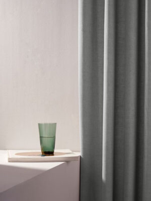 gri blackout fon perde modelleri