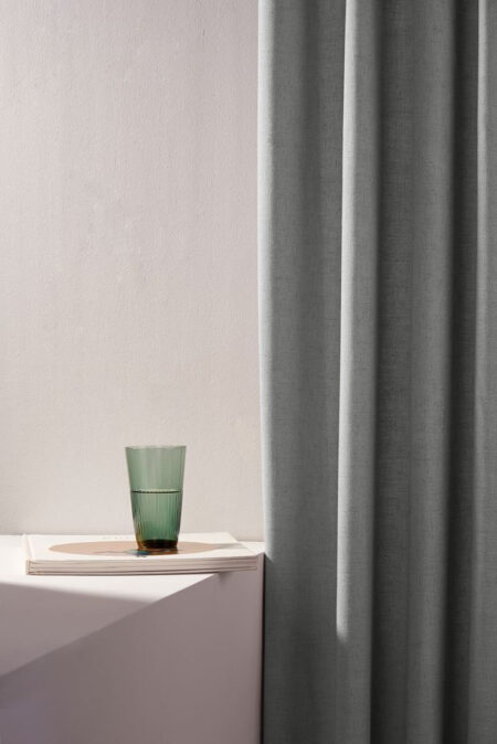 gri blackout fon perde modelleri