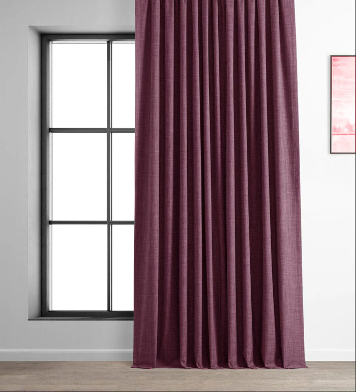 Gül kurusu karartma perde