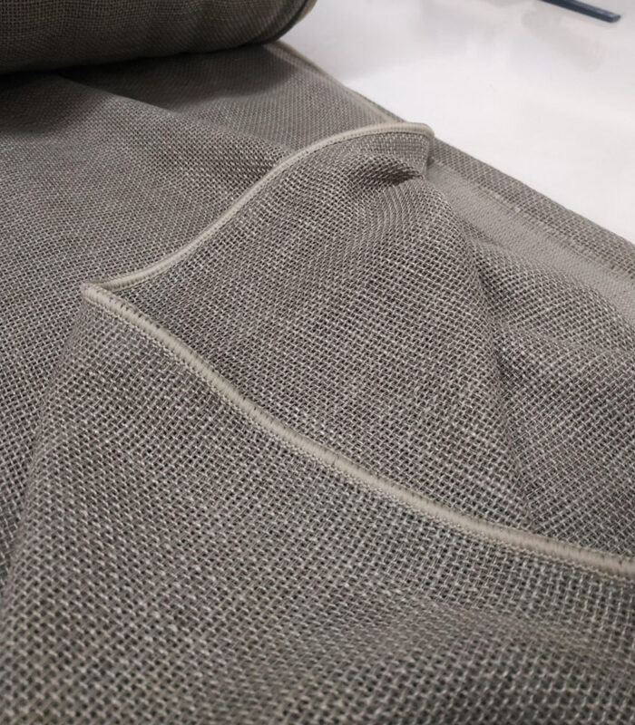 Minto Açık Kahve Keten Tül Fon Perde