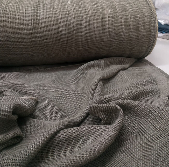 Minto Açık Kahve Keten Tül Fon Perde