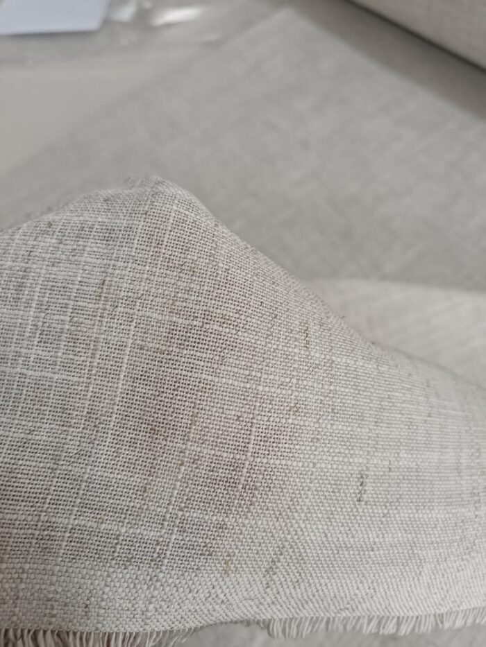 Açık gri keten fon perde fiyatları