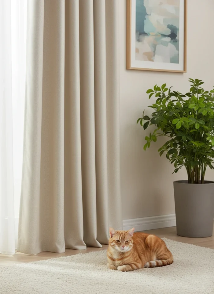 Polti Koyu Krem  Fon Perde