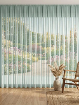 Mint yeşili düz tül perde fiyatı