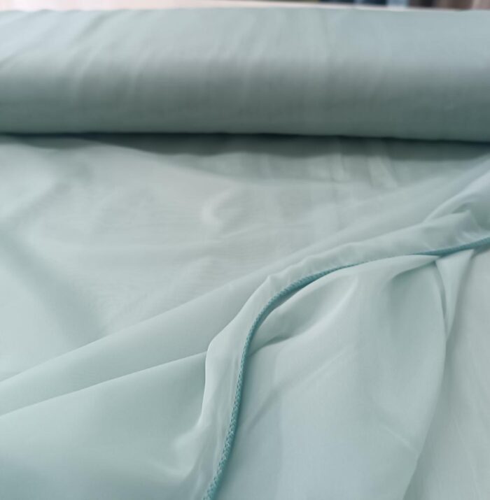 Mint yeşili tül perde