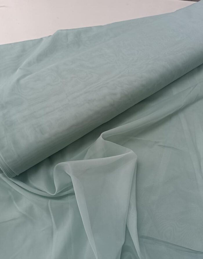 Mint yeşili tül perde