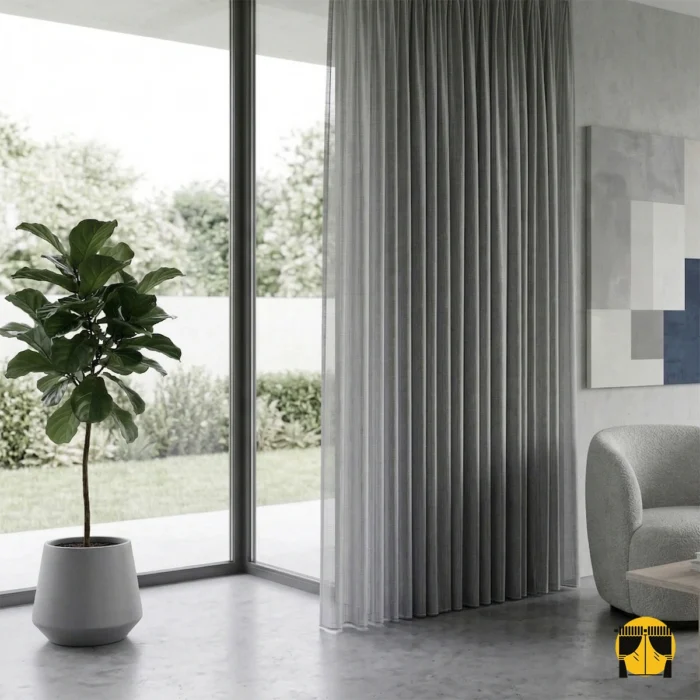 Gri füz tül perde fiyatları