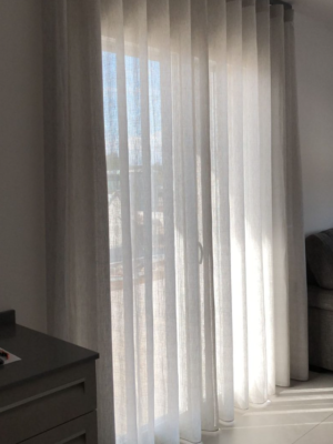 Bej rengi tül perde modelelleri