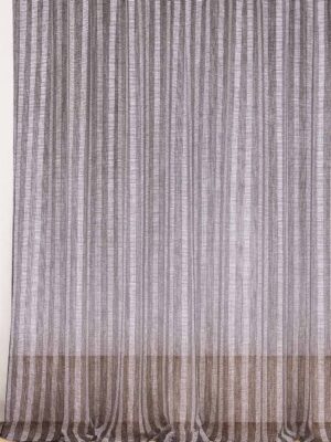 pinterest Lila çizgili tül perde