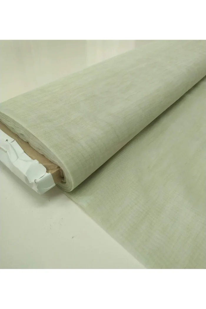 Oxo Doğal Yeşil Tül Perde