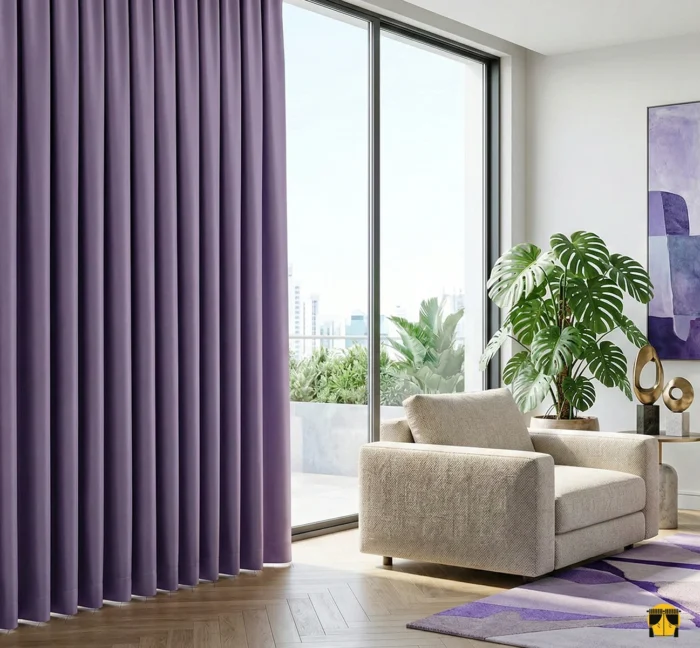 Mor karartma fon perde