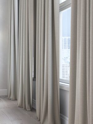 fon perde modelleri sütlü kahve