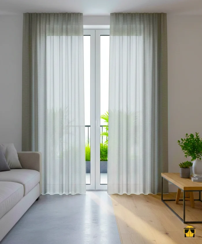 Kahverengi sık dokulu tül perde fiyatları