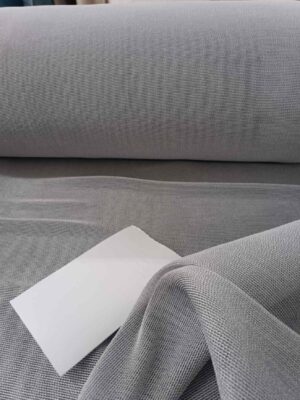 gri renkli tül perde modelleri