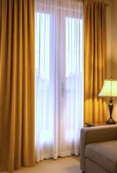 hardal sarı renkli fon perde fiyatları