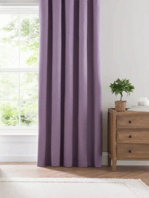 Lila soft perde mor renkli