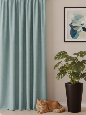 mint-yesili-fon-perde-modelleri-.jpg evinizin doğallığı mint yeşili keten fon perde