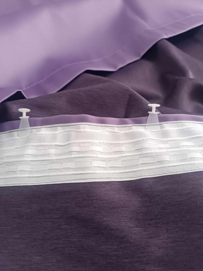 Saten perde mor renkli fiyatları