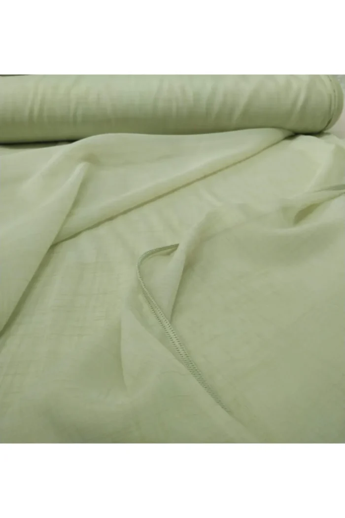 Düz yeşil tül perde, çocuk odası mutfak tül perdeleri