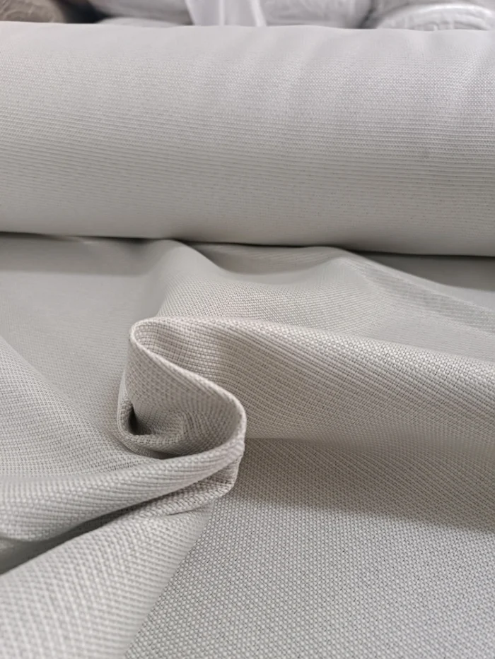 Gri Keten karartma fon perde