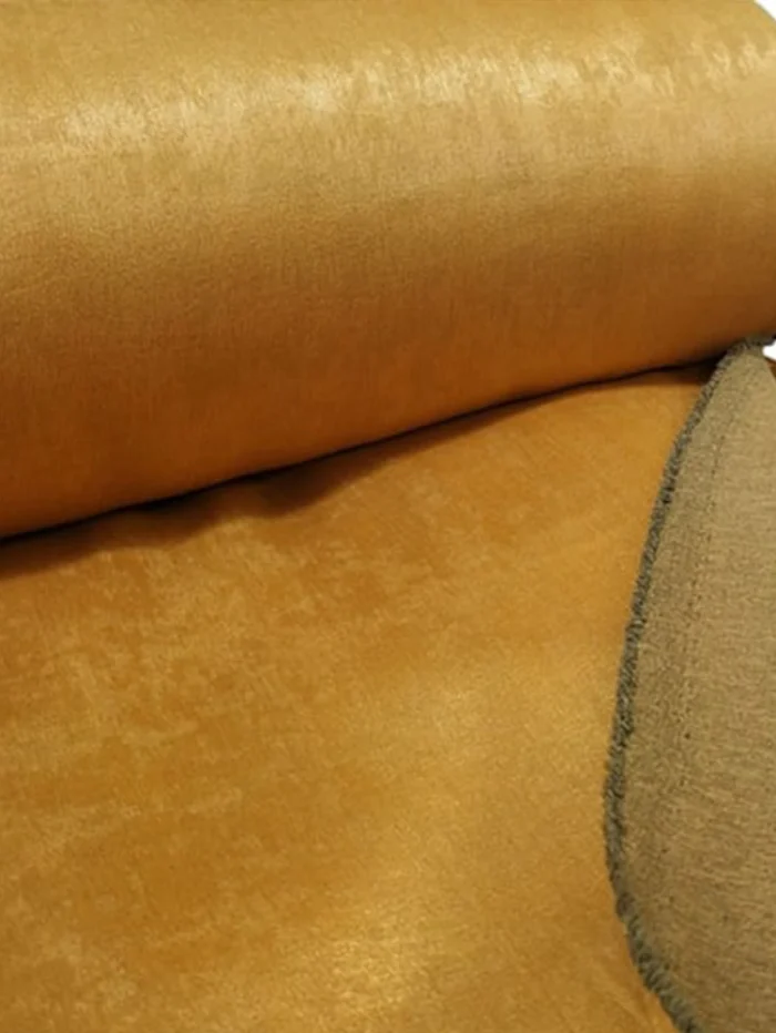 hardal sarı renkli fon perde modelleri