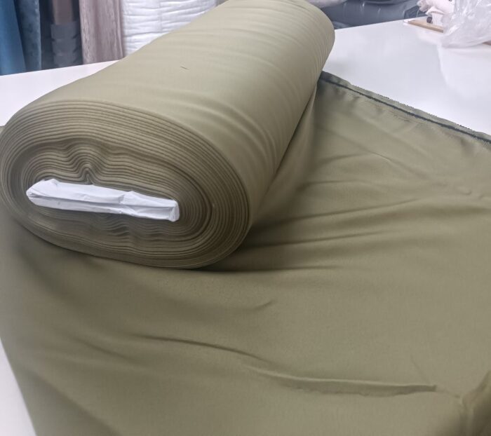 Zeytin Yeşili Fonluk karartma perde modelleri