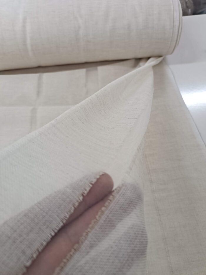 Krem rengi keten tül, perde mağazası