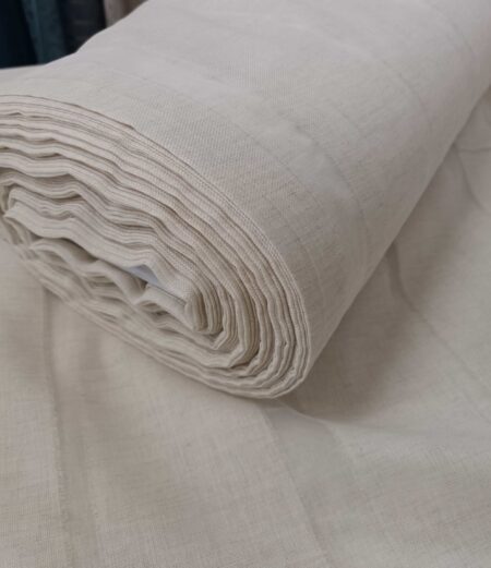 Şerit desenli koyu krem keten tül modelleri