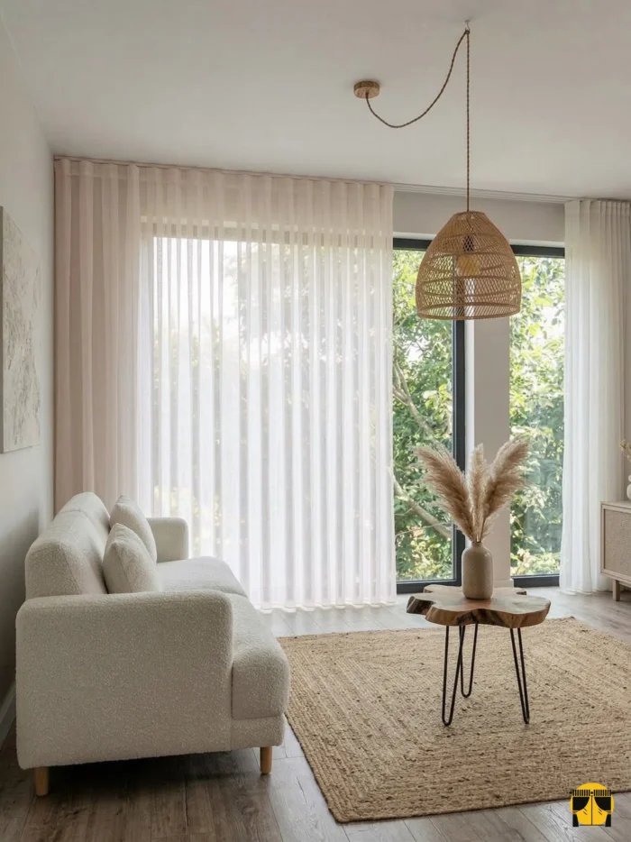 Doğal keten dokusunun ham ve dolgun yapısını sergileyen yakın plan çekimi; Tino serisinin toz pembe tonundaki mat ve kaliteli lif detayları."