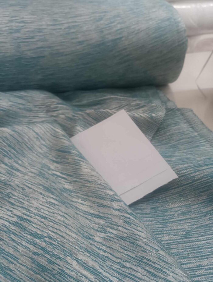 Açık mavi fon perde modelleri