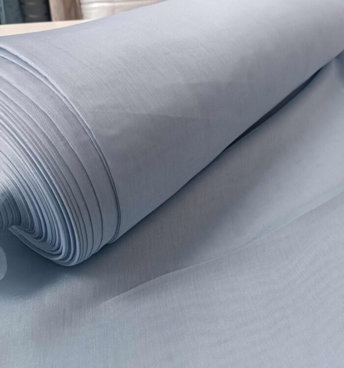 açık mavi tül perde, ipeksi tül perde