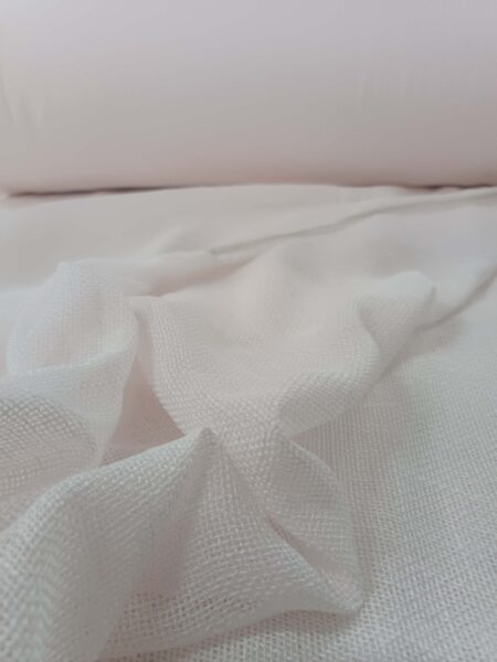 toz pembe keten tüller