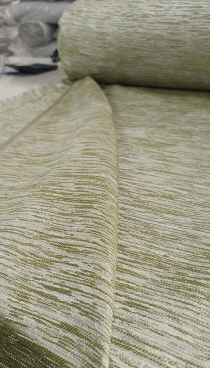 açık yeşil fon perde modelleri