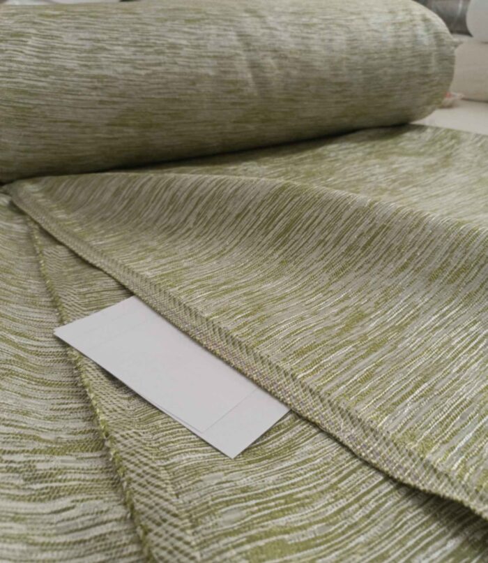 açık yeşil fon perde modelleri