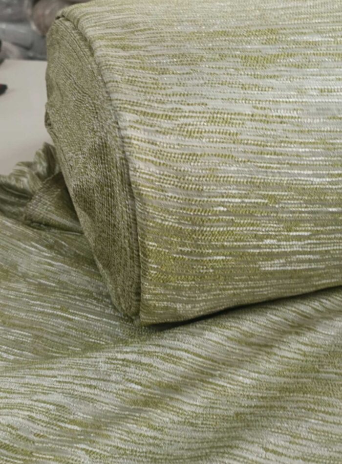 açık yeşil fon perde modelleri