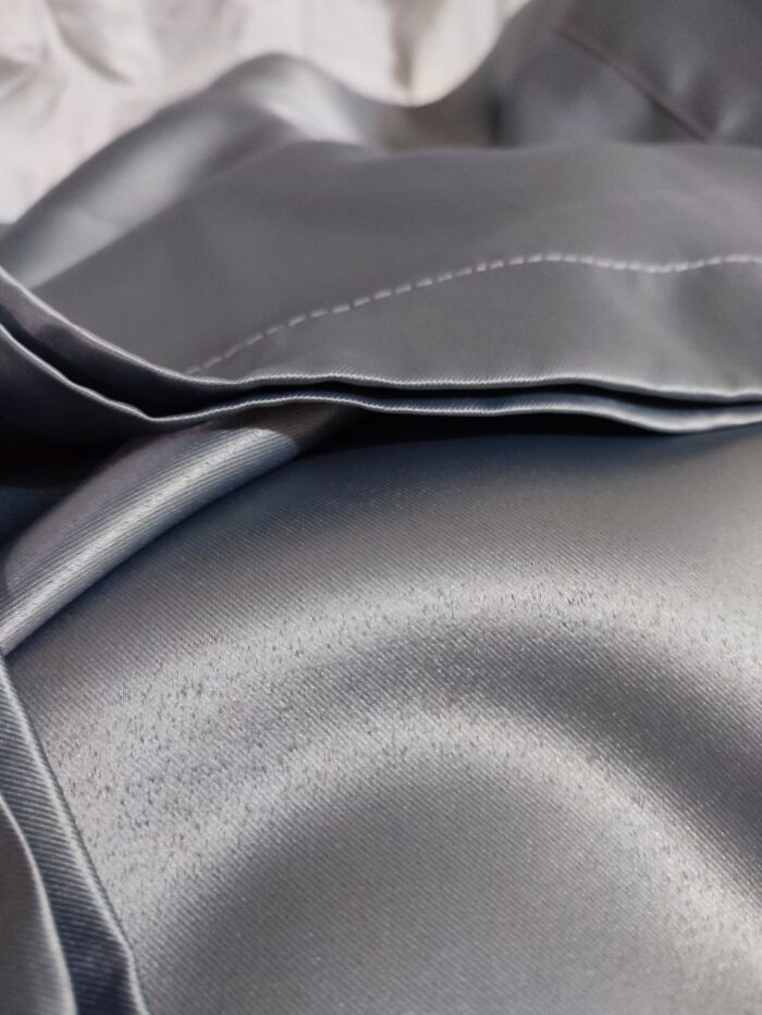 gri renkli karartma blackout perde modelleri