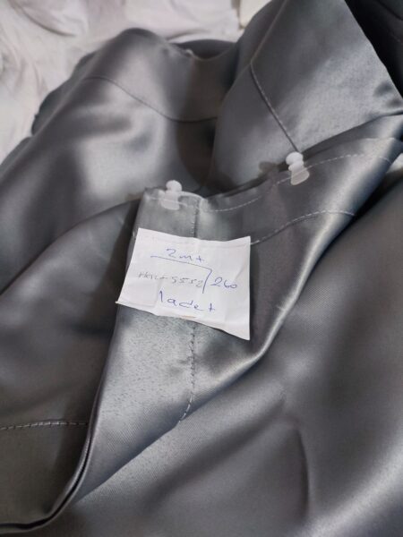 gri renkli karartma blackout perde modelleri